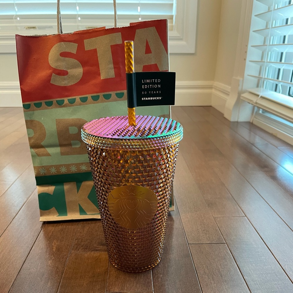 🍯 STARBUCKS Honeycomb 50th Year Cold Cup Grande